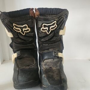 Fox Kids Black and Brown Boots